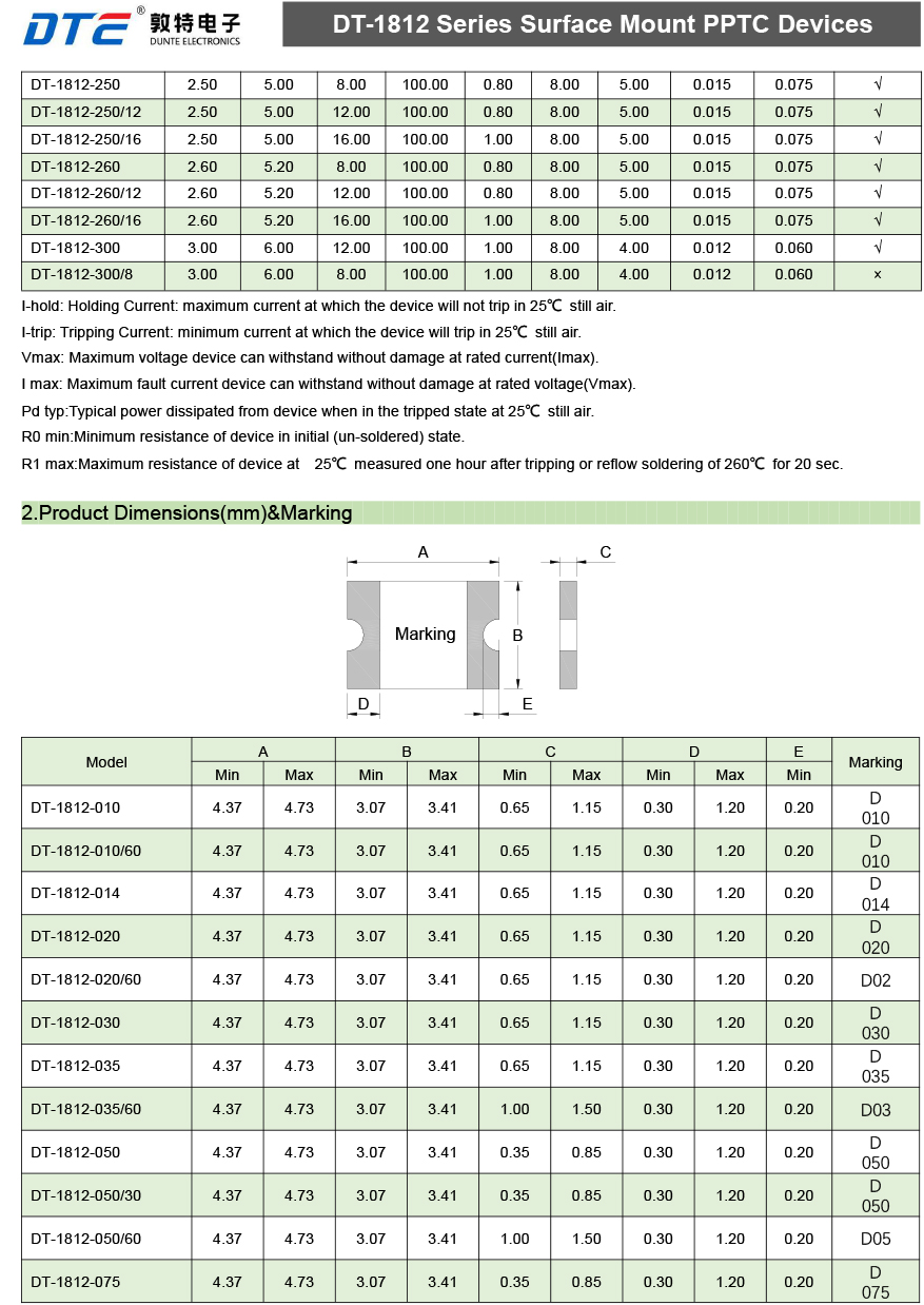  DT-1812系列